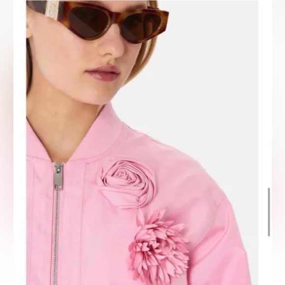 Tara Jarmon Paris Blush Bomber Jakcet NWT Size 38 - Picture 5 of 14